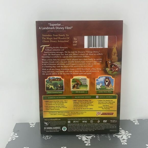 The Fox and the Hound 25th Anniversary Edition DVD - Picture 4 of 5
